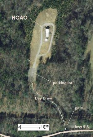aerial satellite view of observatory